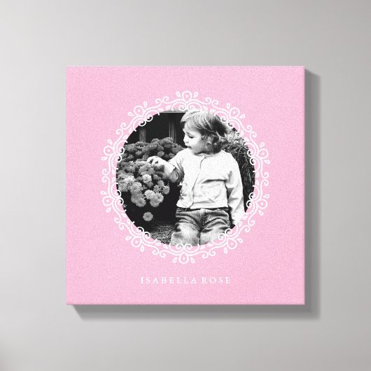 Toile Photo De Cadre Décoratif Rose Fancy (Recto)