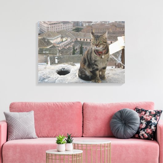 Toile Photo de chat simple (Insitu(Salon))