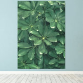 Toile photo de closeudo feuille (Insitu (Plancher de Bois))