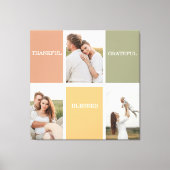 Toile Photo de collection familiale | Merci béni Gratefu (Recto)