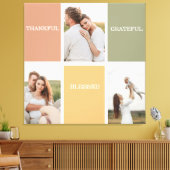 Toile Photo de collection familiale | Merci béni Gratefu (Insitu(Salon))