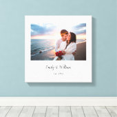 Toile Photo de couple élégant et simple (Insitu (Plancher de Bois))