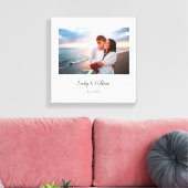 Toile Photo de couple élégant et simple (Insitu(Salon))