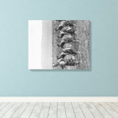 Toile Photo de danse de guerre maorie (Insitu (Plancher de Bois))