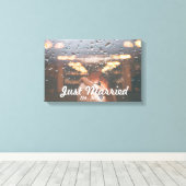 Toile Photo de famille dédiée, nouvellement mariée (Insitu (Plancher de Bois))