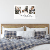 Toile Photo de famille Joyeux Noël (Insitu(Chambre))