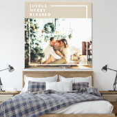 Toile Photo de famille moderne | Joyeux Joyeux Joyeux Bé (Insitu(Chambre))