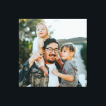 Toile Photo de famille personnalisée<br><div class="desc">Photo de famille personnalisée, toile moderne Imprimer</div>