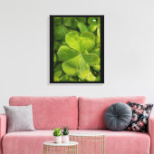 Toile photo de Four Leaf Clocher Wall Art (Insitu(Salon))