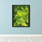 Toile photo de Four Leaf Clocher Wall Art (Insitu (Plancher de Bois))
