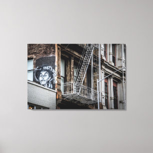 Toile Photo de graffiti de rue de New York City