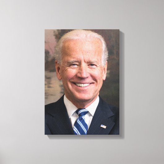 Toile Photo de Joe Biden Portrait (Recto)