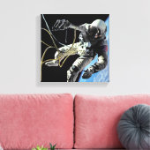 Toile Photo de la première sortie dans l'espace d'un ast (Insitu(Salon))