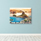 Toile Photo de la ville de Rio de Janeiro (Insitu (Plancher de Bois))