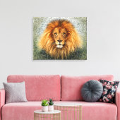 Toile Photo de lion Peinture image (Insitu(Salon))