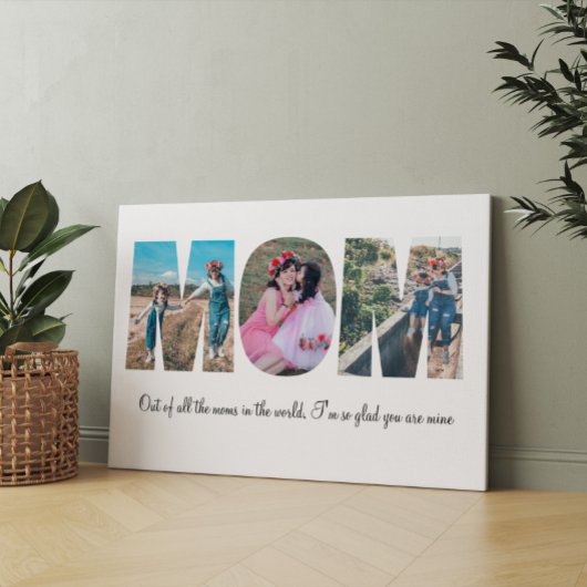 Toile Photo de maman Collage Canvas