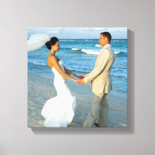 Toile Photo de mariage 11"x11"