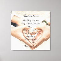 Photo de mariage avec Écriture chrétienne