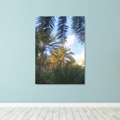 Toile photo de palmier (Insitu (Plancher de Bois))