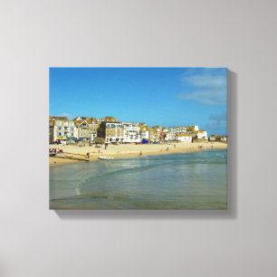 Toile Photo de St Ives les Cornouailles Angleterre