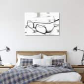 Toile Photo de studio de lunettes sur le tableau des yeu (Insitu(Chambre))