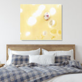 Toile Photo de studio d'une souris blanche regardant à t (Insitu(Chambre))