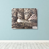 Toile Photo de tatouage corporel masculin (Insitu (Plancher de Bois))