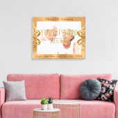 Toile photo du 50e anniversaire avec noms et dates (Insitu(Salon))