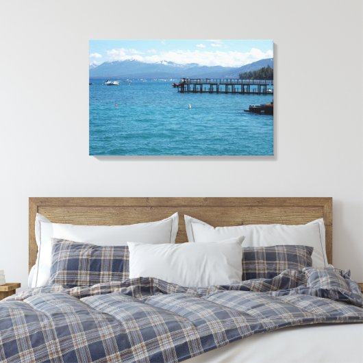 Toile photo du lac Tahoe en Californie (Insitu(Chambre))
