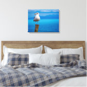 Toile Photo d'un oiseau de mer debout (Insitu(Chambre))