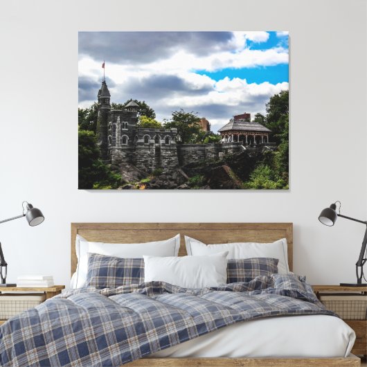 Toile Photo emblématique du château du Belvédère à NYC (Insitu(Chambre))