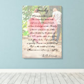 Toile Photo et poème personnalisés (Insitu (Plancher de Bois))