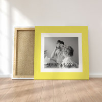 Photo Famille Moderne Jaune Simple Jolie Cadeau