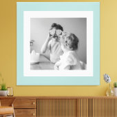 Toile Photo Famille Moderne Mint Simple Lovely Cadeau (Insitu(Salon))