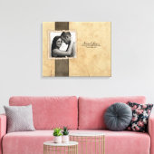 Toile Photo fiançailles Mariage rustique Vintage (Insitu(Salon))