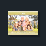 Toile Photo Grand-parents avec Grand-Enfants Noms<br><div class="desc">Nos grands-parents Photo avec petits-enfants. Noms et année.</div>