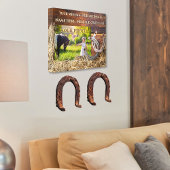 Toile photo Horse, avec votre photo et message
