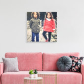Toile Photo Instagrammed carré sur Canvas Wall Art (Insitu(Salon))
