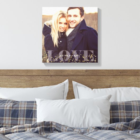 Toile Photo Love and Sparkles (Insitu(Chambre))