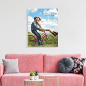 Toile photo Mariage Customisé personnalisée Imprim (Insitu(Salon))