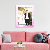 Toile photo Mariage Customisé personnalisée Imprim (Insitu(Salon))