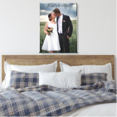 Toile Photo mariage Mariée & Groom Joyeusement Après (Insitu(Chambre))