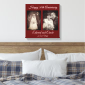 Toile Photo Mariage vintage et moderne 50e anniversaire (Insitu(Chambre))