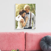 Toile Photo Monogramme tendance (Insitu(Salon))