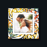 Toile Photo Motif animal coloré<br><div class="desc">Fabriqué pour paraître dimensionnel,  un motif poster de animal sauvage coloré crée un cadre magnifique pour votre photo préférée sur cette toile enveloppée. **CONSEIL : Si vous utilisez une plaque carré,  vous devrez peut-être rogner votre photo à un carré AVANT de la télécharger pour obtenir de meilleurs résultats.</div>
