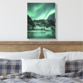 Toile Photo Northern Lights (Insitu(Chambre))
