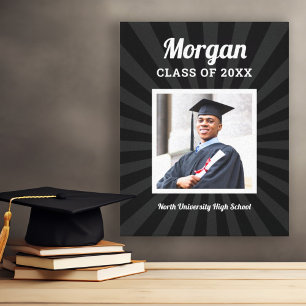 Toile Photo personnalisé de diplômé de la promotion 2026