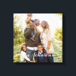 Toile photo personnalisée de superposition moderne<br><div class="desc">Téléchargez votre photo pour créer un cadeau unique pour vous-même ou pour quelqu'un d'autre! Consultez nos collections complètes à l'adresse berryberrysweet.com. Des couleurs personnalisées sont également disponibles sur demande. Design © berryberrysweet.com</div>