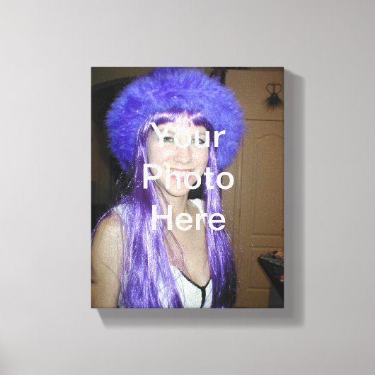 Toile photo personnalisée enrobée (Recto)