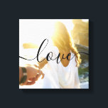 Toile Photo personnalisée et texte de script<br><div class="desc">Créez votre propre photo personnalisée et texte de script canvas impression de luxe avec ce modèle porte - clé élégant, moderne et simple. Ajoutez simplement vos photos et texte. Faites votre propre photo collage gardien parfait comme cadeaux personnalisés pour montrer votre amour.</div>